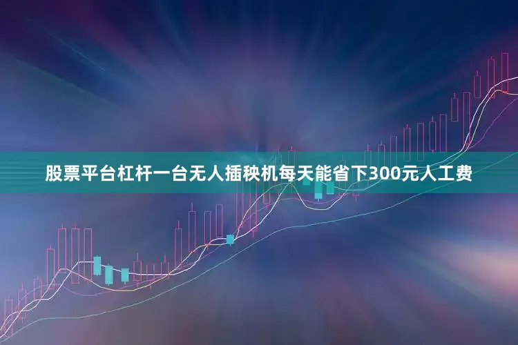 股票平台杠杆一台无人插秧机每天能省下300元人工费